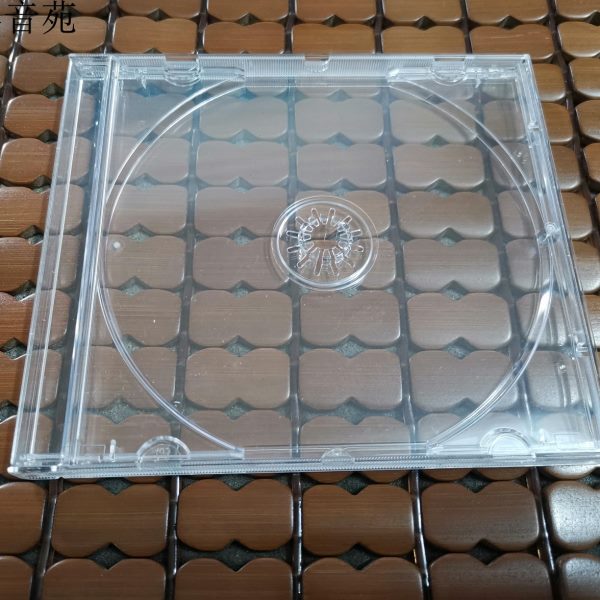 进口 光盘盒 碟盒 老版盒子 透明 CD盒 方点  3对半圆形扣 PS塑料