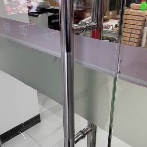 加厚大拉手拉丝推拉门玻璃门把手不锈钢现代拉手大门圆形304中式