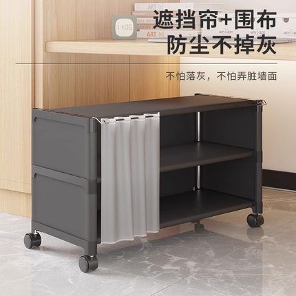 鞋架子宿舍租房简易收纳架床底置物防尘鞋柜多层简约家用小型鞋柜