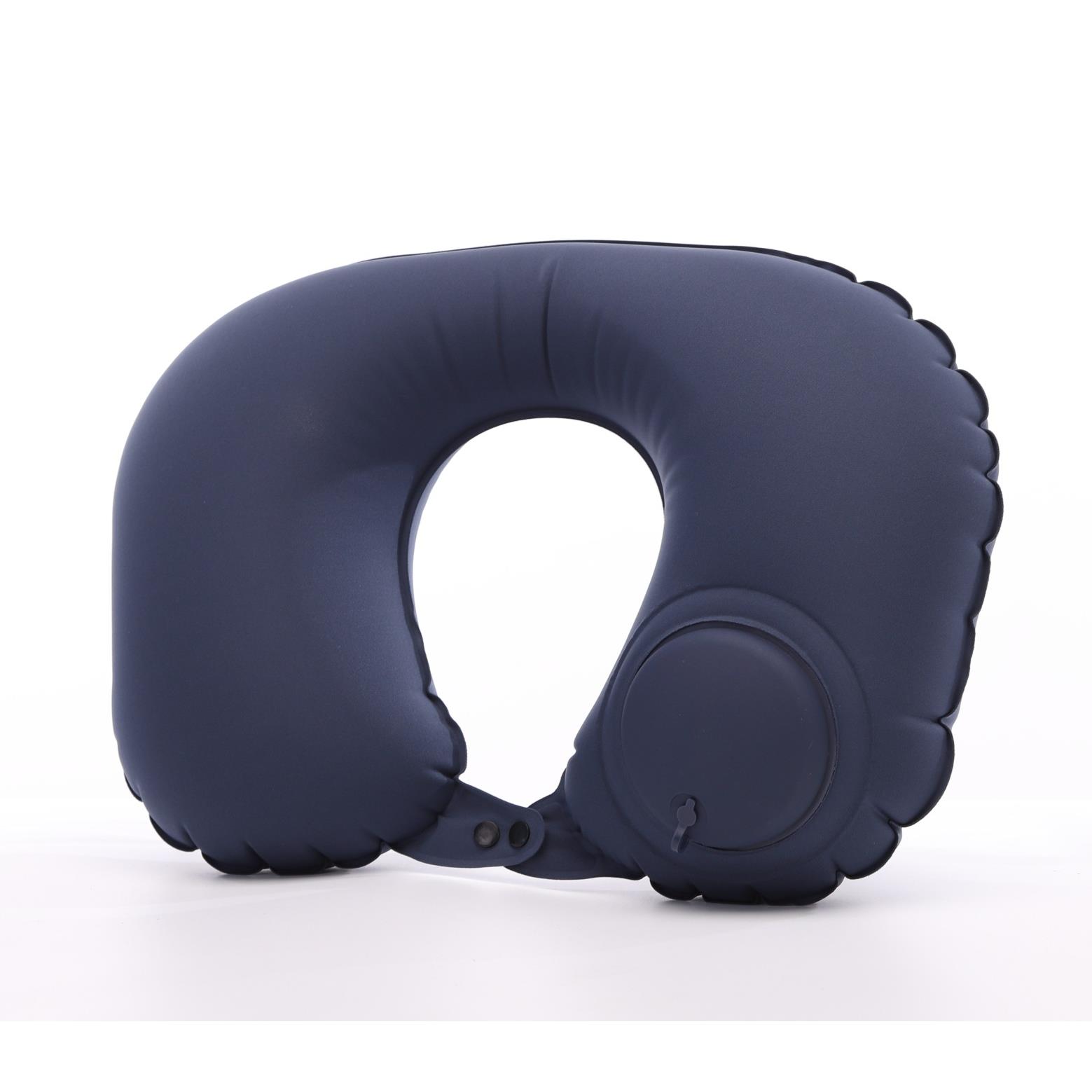 按压式tpu野营户外旅行枕脖枕护颈枕u枕u型枕u形枕靠枕抱枕充气枕