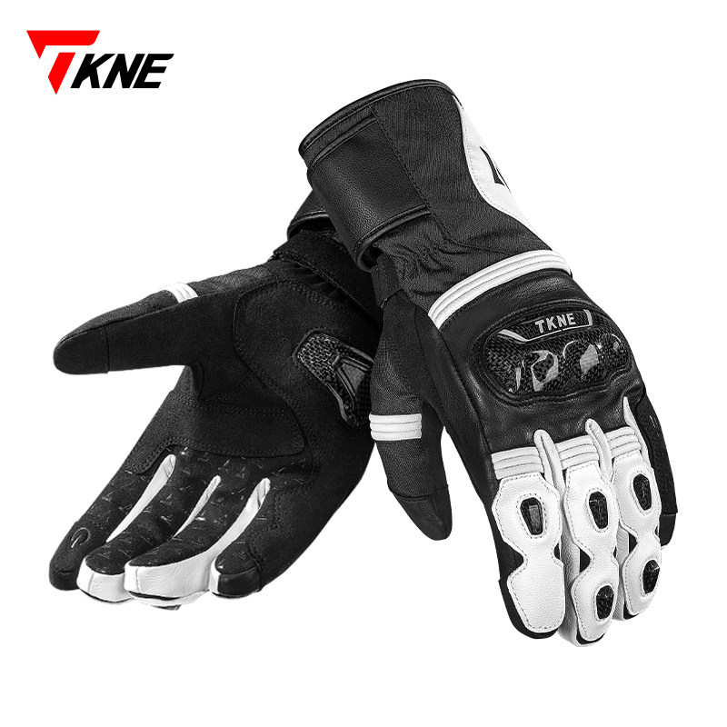 TKNE摩托车手套保暖防寒加绒冬季
