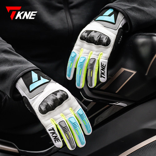 TKNE摩托车手套碳纤维防滑防摔
