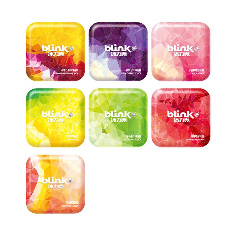 正宗冰力克无糖薄荷糖柠檬味口香糖糖果含片接吻喜糖零食清口