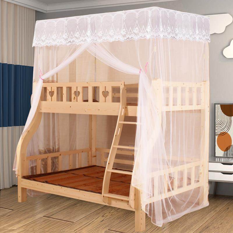 子母床蚊帐梯形一体式家用1.2学生上下铺实木儿童双层床高低床1.5,床上用品,蚊帐,淘宝优惠券,粉丝福利购,淘宝优惠卷