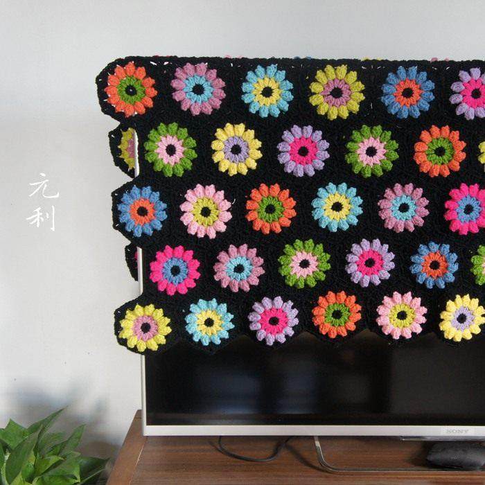 韩式钩编个性桌布桌旗沙发垫沙发巾电视防尘罩巾可定制,居家布艺,桌布,淘宝优惠券,粉丝福利购,淘宝优惠卷