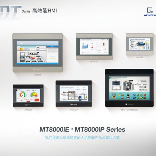 全新原装正品威纶7寸触摸屏带网口MT8072IP触摸屏嵌入触控液晶屏