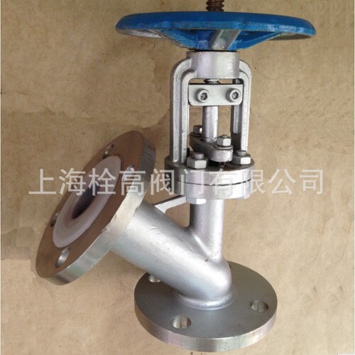 衬氟放料阀 衬氟不锈钢上展放料阀 不锈钢衬氟下展放料阀DN15-150