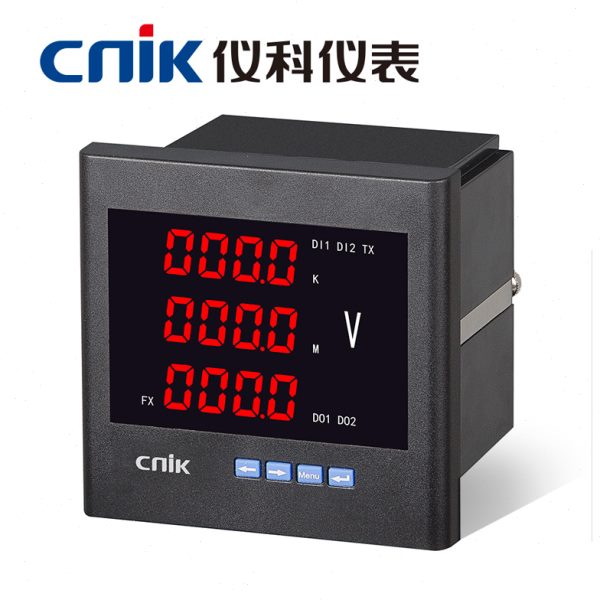 CNIK仪科智能三相数显电流电压表PA186TU-9K4带485记录仪96*96