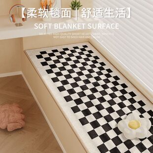 通用飘窗垫窗台垫卧室简约现代 可毛绒阳台垫子短定制儿童房毯四季