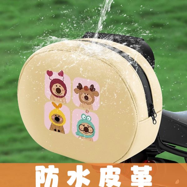 收纳后座车尾九充电器雅迪小牛台铃电动车储物号爱玛挂包雨衣