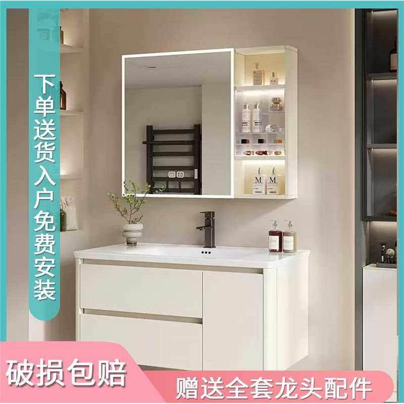 加厚蜂窝太空铝圆角弧型浴室柜组合一体陶瓷盆洗手盆洗脸盆洗漱台,家装主材,浴室柜组合,淘宝优惠券,粉丝福利购,淘宝优惠卷