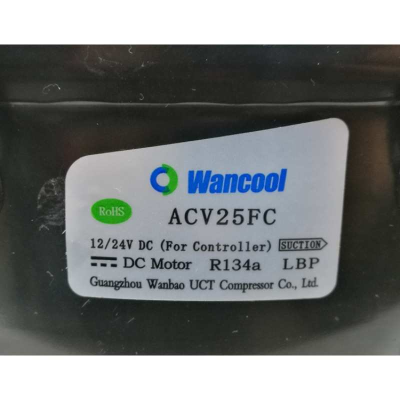 万宝华光压缩机ACV25FC冷柜冰箱展示柜制冷12/24V直流活塞式风幕