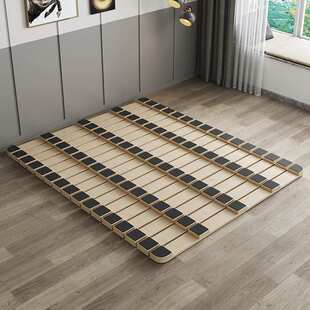 防潮排骨架床架实木榻榻米透气折叠硬床板杉木床垫架子1.5米1.8米