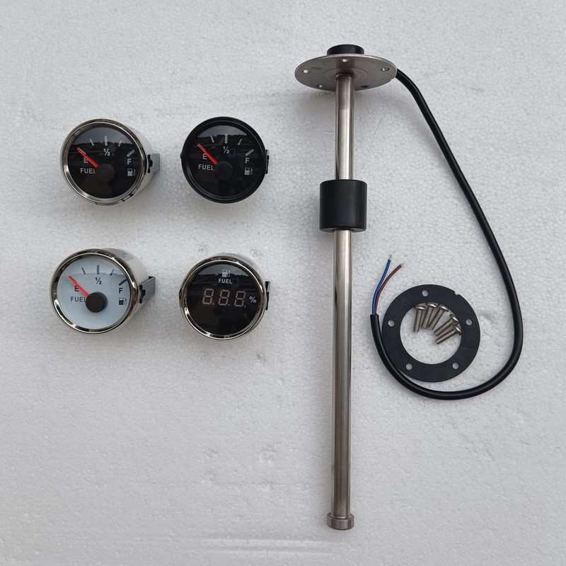 油量传感器液位显示器不锈钢杆货车挂车拖拉机改装车用油位传感器