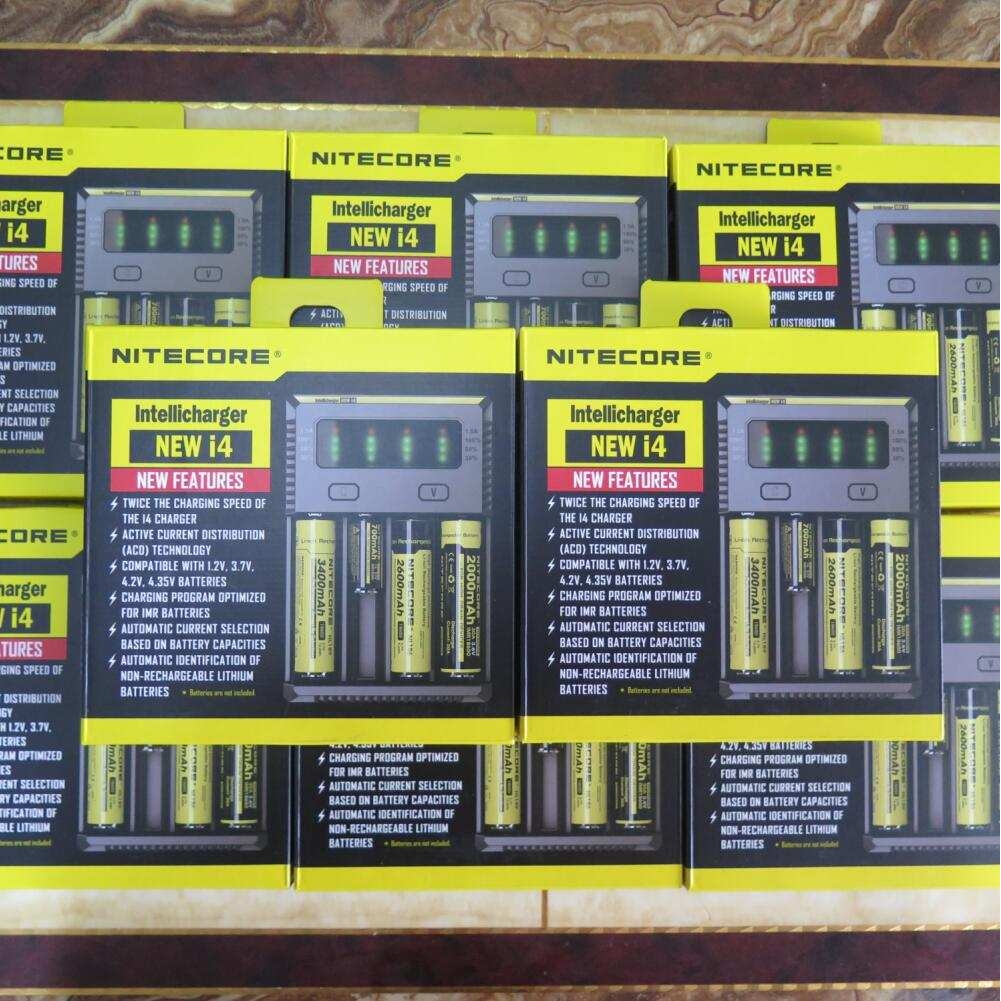 Nitecore 奈特科尔 I4 14500 18650 18500 26650锂电池充电器