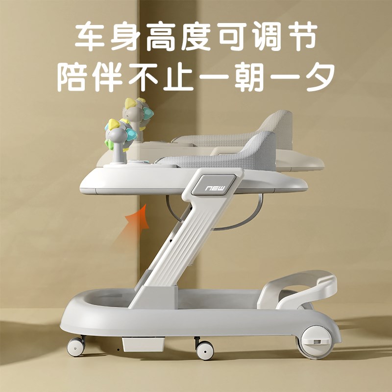 婴儿学步车助步车防o型腿2024新款多功能宝宝儿童可坐手推防侧翻