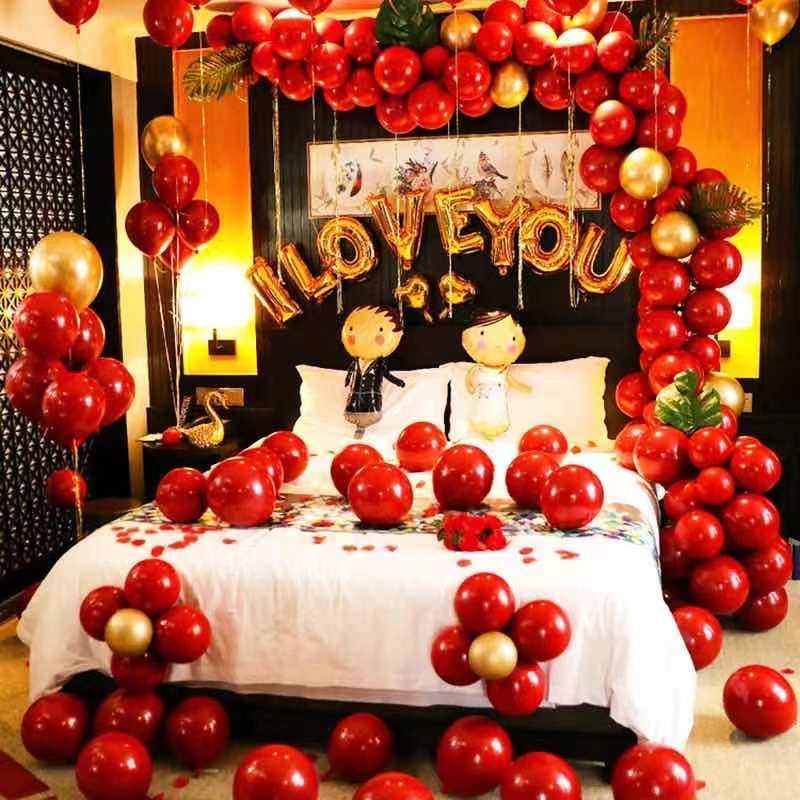 婚房装饰卧室浪漫结婚布置用品女方房间装饰男方全套结婚气球网红,节庆用品/礼品,气球,淘宝优惠券,粉丝福利购,淘宝优惠卷