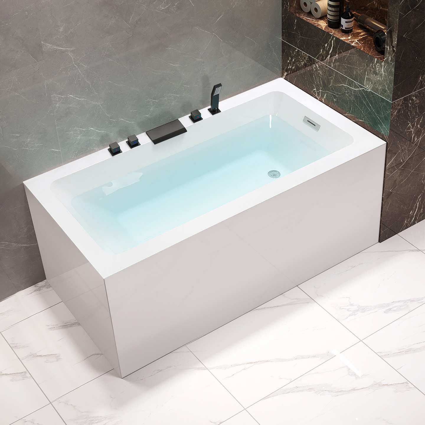 特别长度专属不规则长度浴缸家用成人拐角空间私定特殊尺寸浴缸