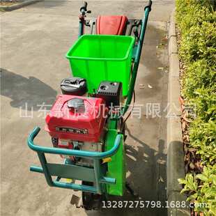 免耕式双行玉米播种机农田小型小麦播种机 百合园施肥机