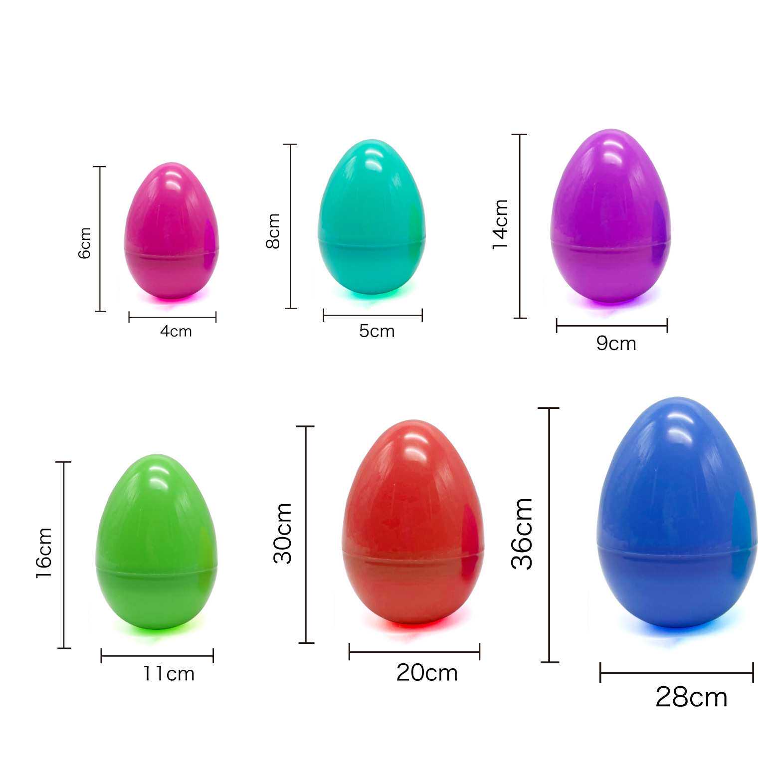 跨境复活节彩蛋填充蛋塑料蛋壳开口蛋抽奖扭扭蛋 厂家现货
