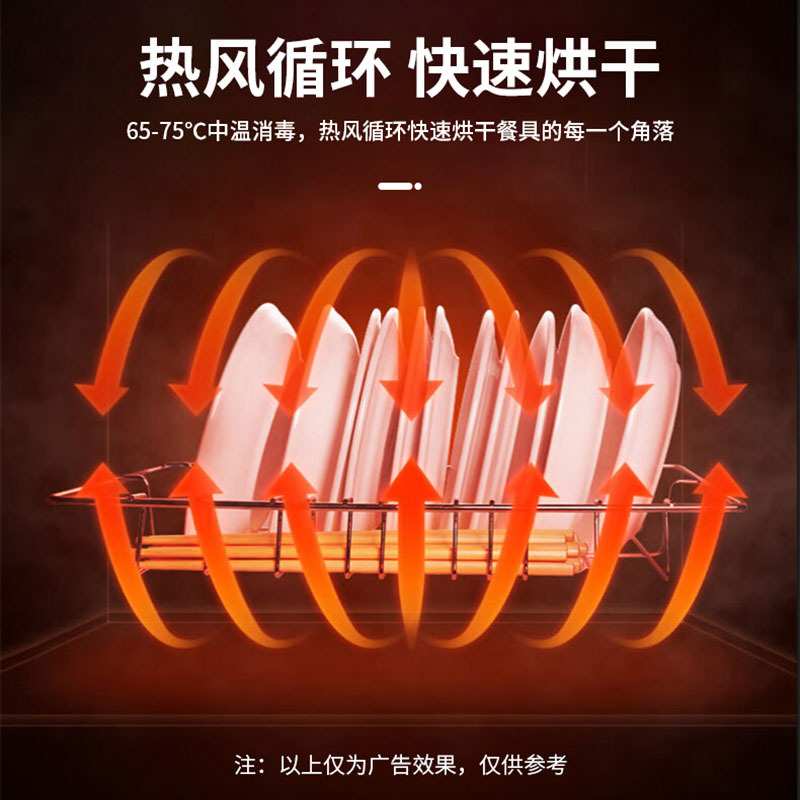 史蒂芬Stevison 单门全无磁热风消毒柜SDF-GTP488F2 密胺餐具可用