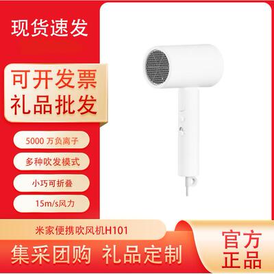 xiao家负离子便携吹风机H101h300H500H501SE家用大风量电吹可折叠