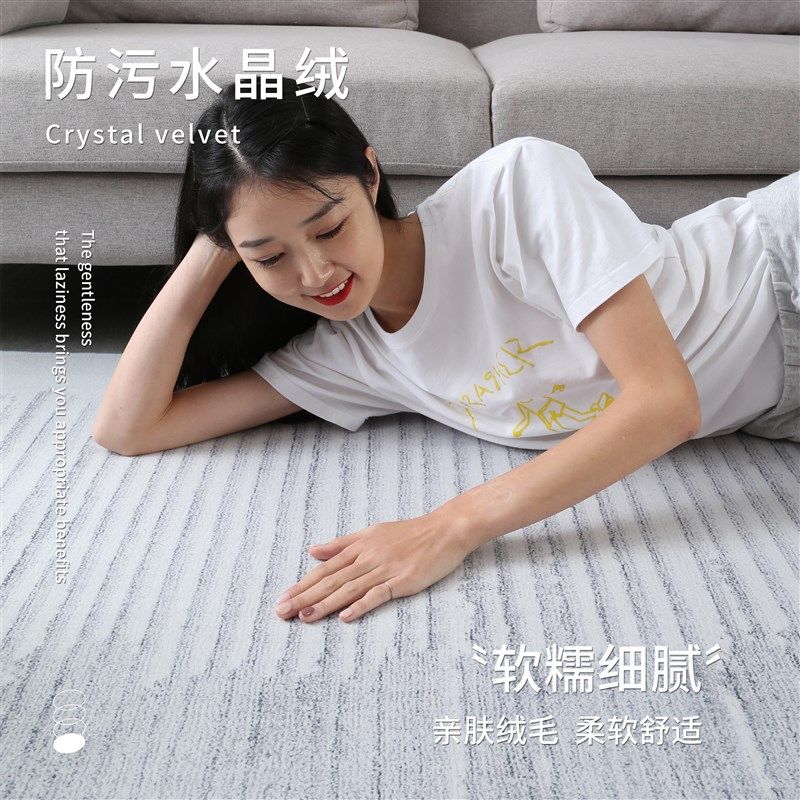 地毯客厅2024新款轻奢高级沙发地垫免洗可擦房间卧室家用茶几毯,居家布艺,地毯,淘宝优惠券,粉丝福利购,淘宝优惠卷