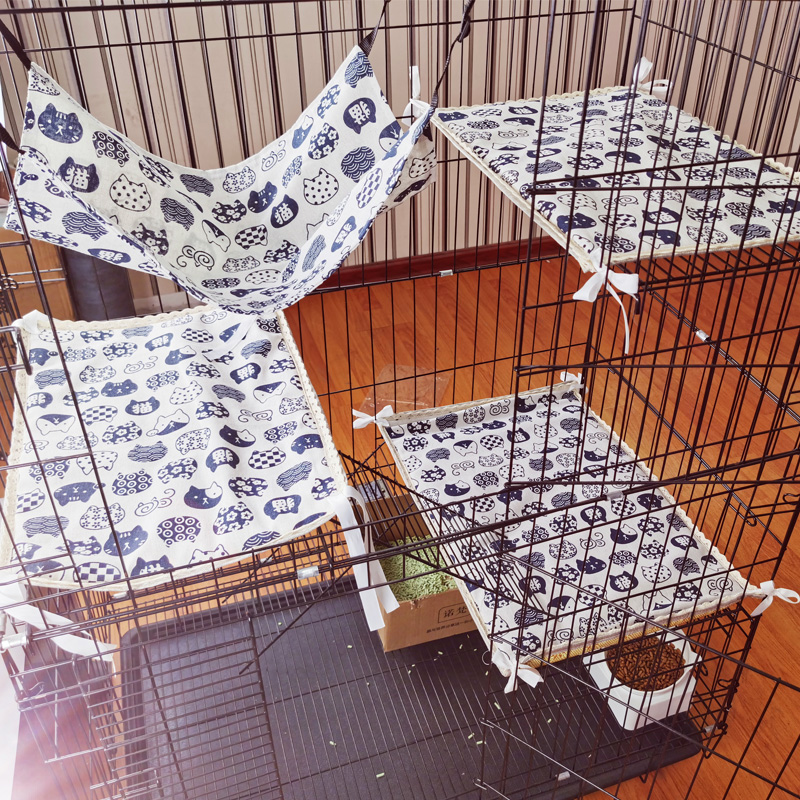 猫咪凉席垫子猫笼睡垫不粘毛夏天笼子里狗狗睡觉用平台垫夏季猫垫