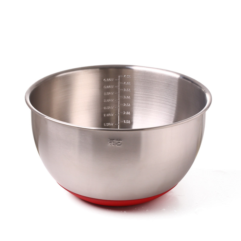 展艺厨房不锈钢打蛋盆 加深加厚和面盆搅拌盆 防滑带刻度烘焙工具,厨房/烹饪用具,其它烘焙器具,淘宝优惠券,粉丝福利购,淘宝优惠卷