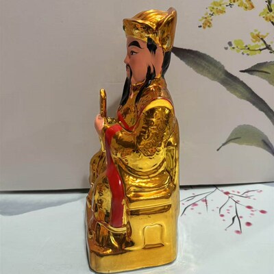陶瓷灶王爷火神灶神爷神像火神祝融灶神爷厨房灶面工艺品摆件