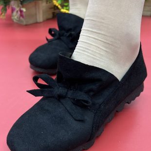 聚氨酯工作老北京布鞋 京睿黑色春秋季 妈妈鞋 单鞋 女2022 底平底新款
