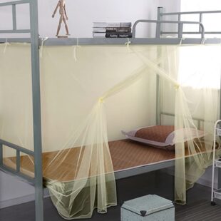加密防尘顶加密蚊帐 上床下桌 大学生宿舍寝室上下铺 边开侧开门