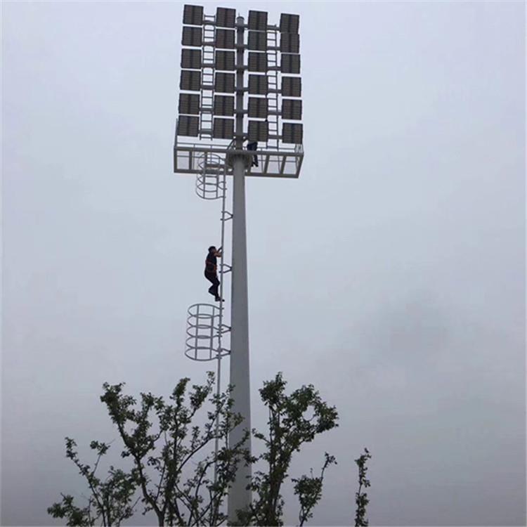 高邮厂家高杆灯 18米升降高杆灯 LED大功率模组爬梯高杆灯