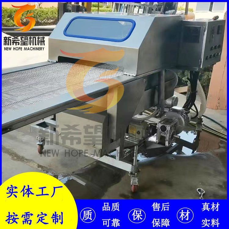 冻干芒果巧克力涂层机400型自动控温自带加热香蕉片涂巧克力