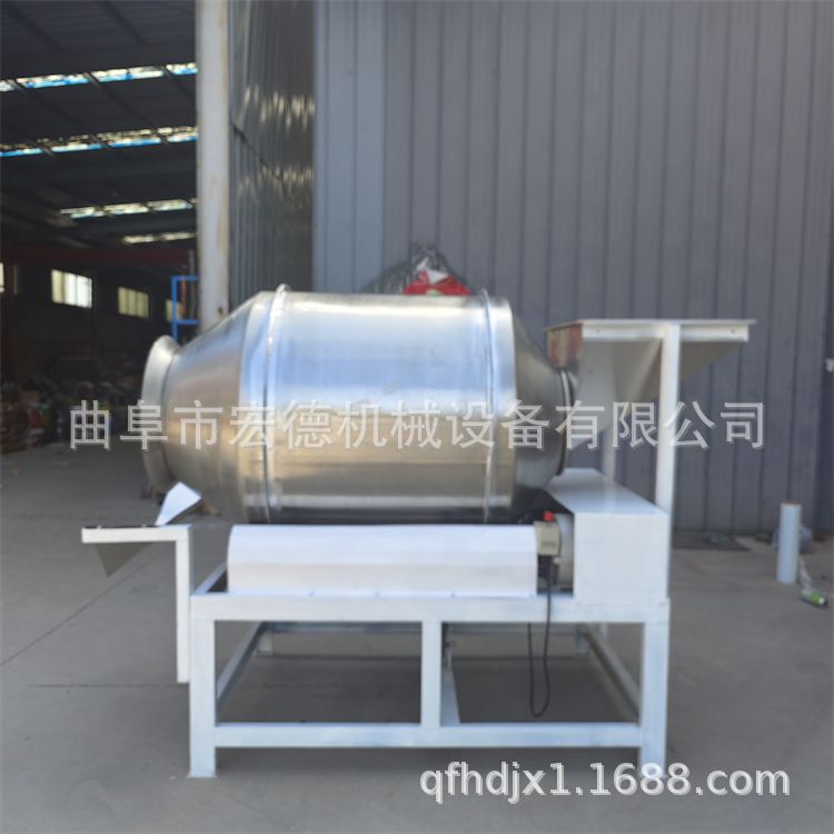 不锈钢粮食奶粉滚筒搅拌机 酱菜辣椒酱混合机 猪肉腌制滚揉拌料机