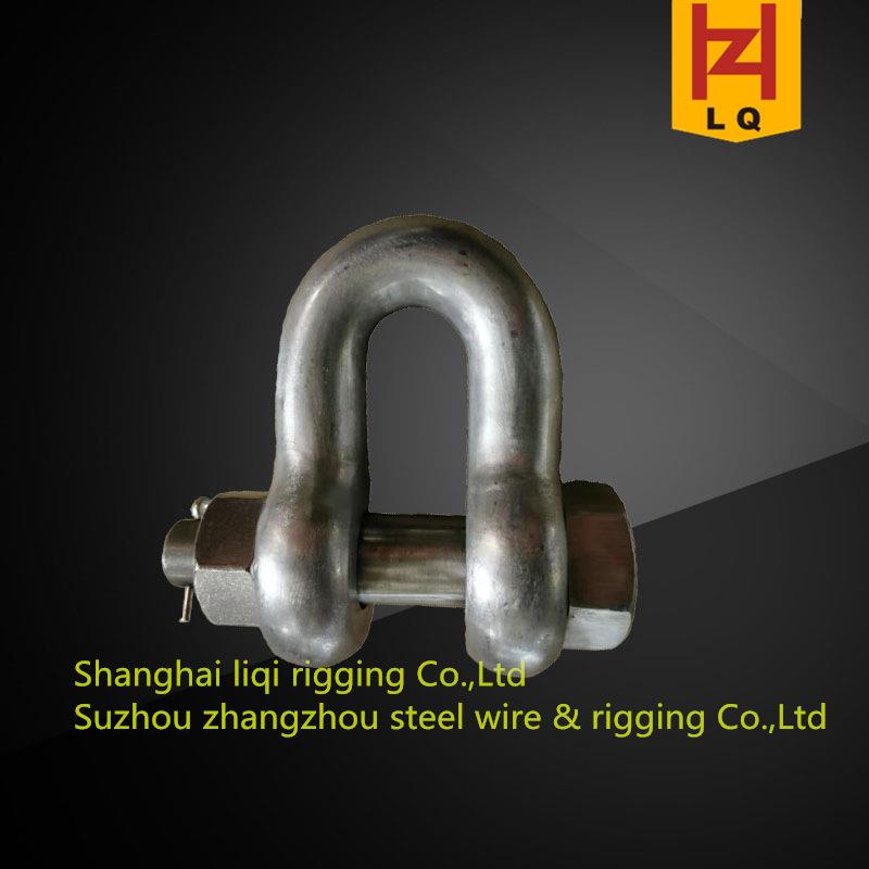 钢绳船用卸扣DX-M-5T 04不锈钢材质锻造卸扣