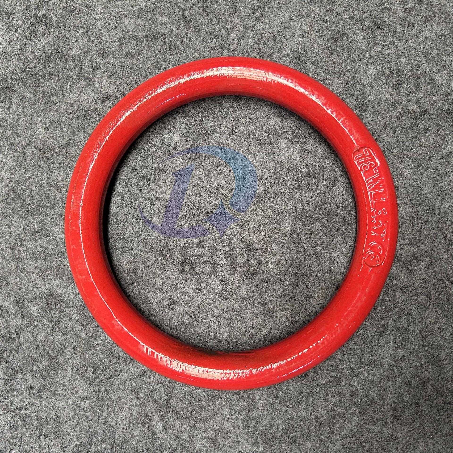 圆环起重吊环 起重环连接器 圆形环连接环 强力圆形链接环组合