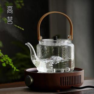 耐高温玻璃烧水壶电陶炉专用煮茶壶耐热家用大容量玻璃壶单壶茶具