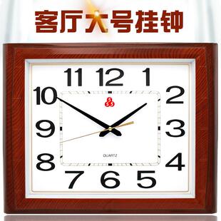 上海三五牌钟表挂钟客厅大尺寸时钟挂墙静音石英钟办公室大挂钟