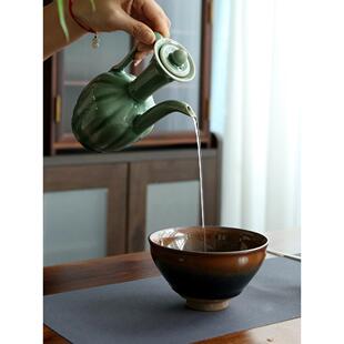 宋代点茶器具套装茶筅点茶粉建盏茶百戏彷宋越窑点茶工具全套带包