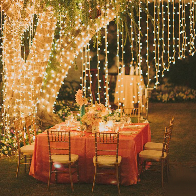 新年主题布置树上装饰灯过年阳台客厅彩灯条带灯饰网红串灯户外