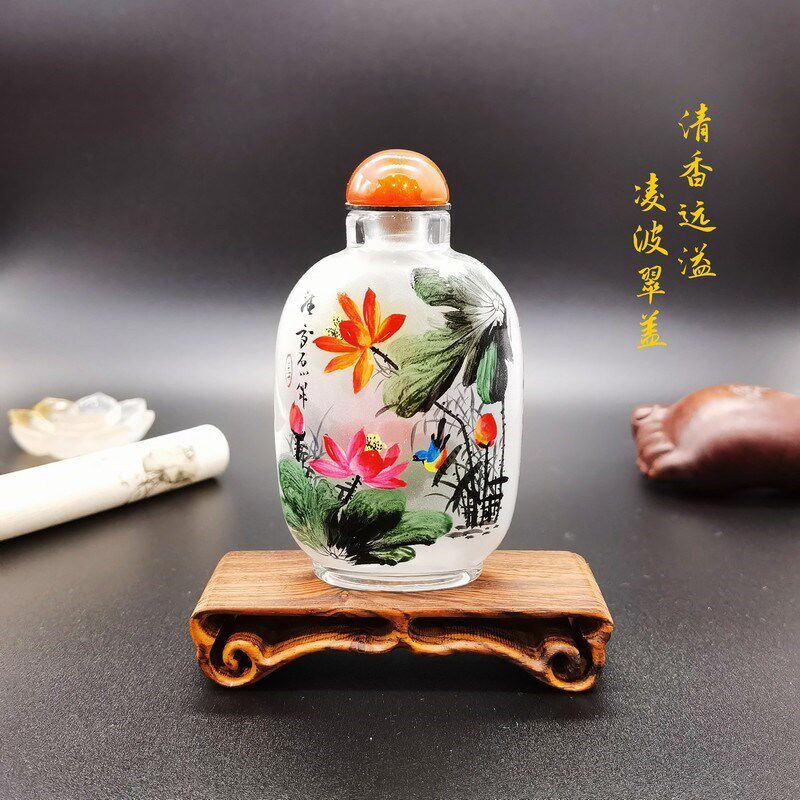 内画鼻烟壶非遗手工艺品纯手工摆设件特色文化中国风北京礼品文创