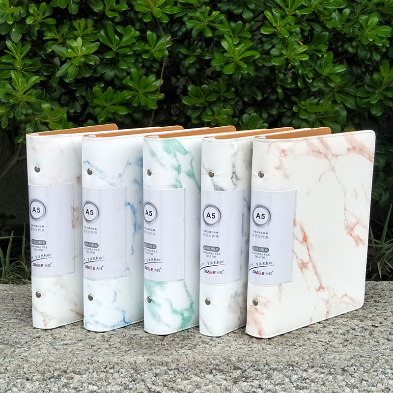 A5文件夹学生装生字卡夹20孔活页夹多层插页袋票据收据单据收纳夹