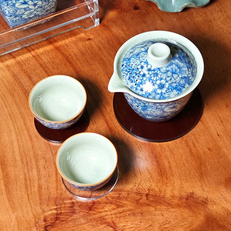 定制亚克力彩色杯垫隔热杯托功夫茶垫茶壶茶托茶具配件防水托盘子