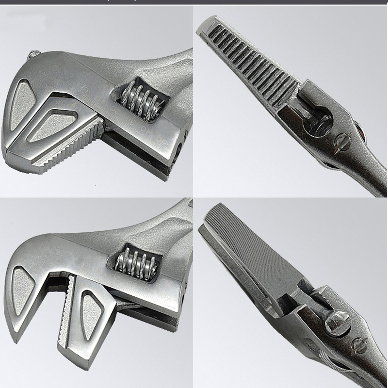 活扳手 威达多功能大开口扳手 管活两用水暖管钳可拆卸活扳子下水