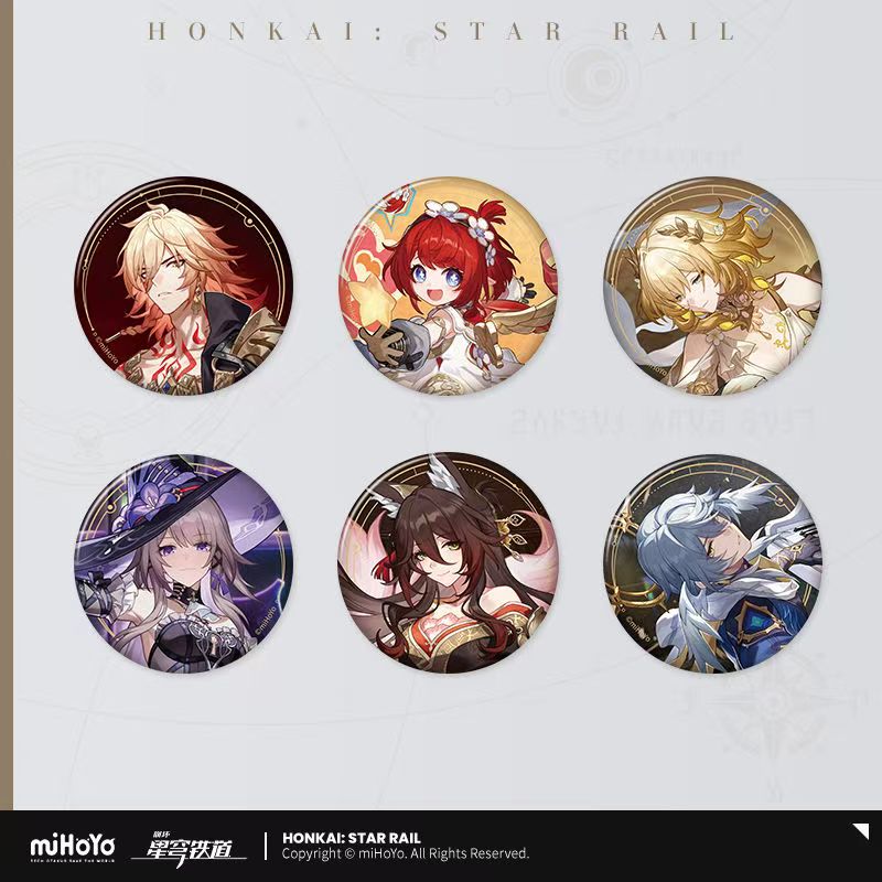 【现货】 崩坏:星穹铁道群星邀约系列吧唧徽章星期日缇宝万敌周边