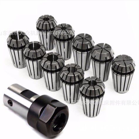 11件套 ER16A-8mm 电机内径延长杆+10支1mm - 10mm ER16 铣夹头