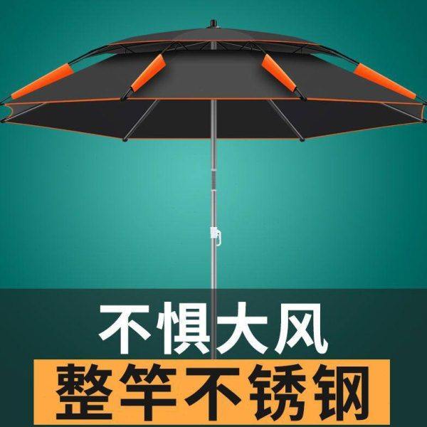 加厚钓鱼伞2.4米大钓伞万向防雨折叠鱼伞垂钓伞遮阳伞渔具伞格坤