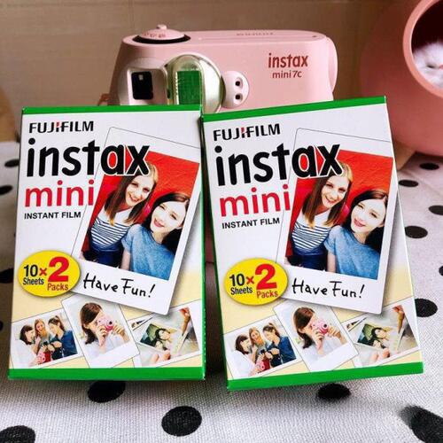 富士拍立得相纸3寸20张白边 适用instax mini 拍立得相纸胶片