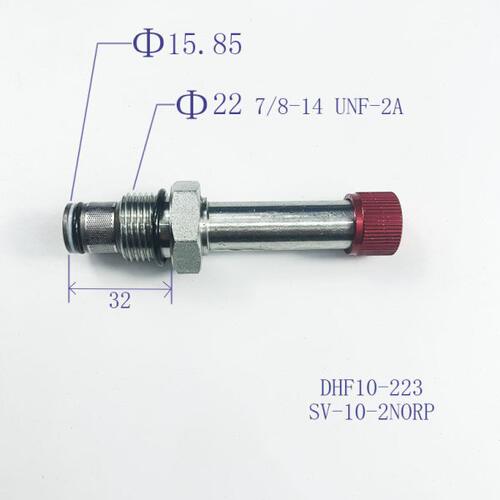 二位二通螺纹插装阀常开电磁液压阀DHF10-223/SV2-10-2NORP